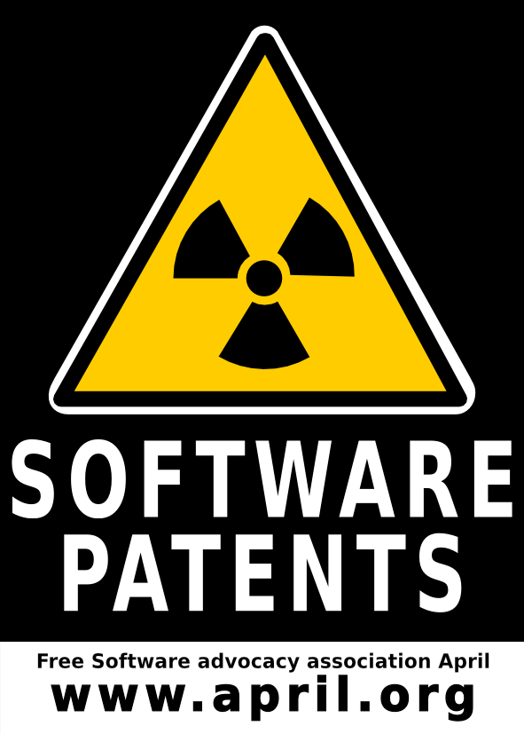 autocollant software patents